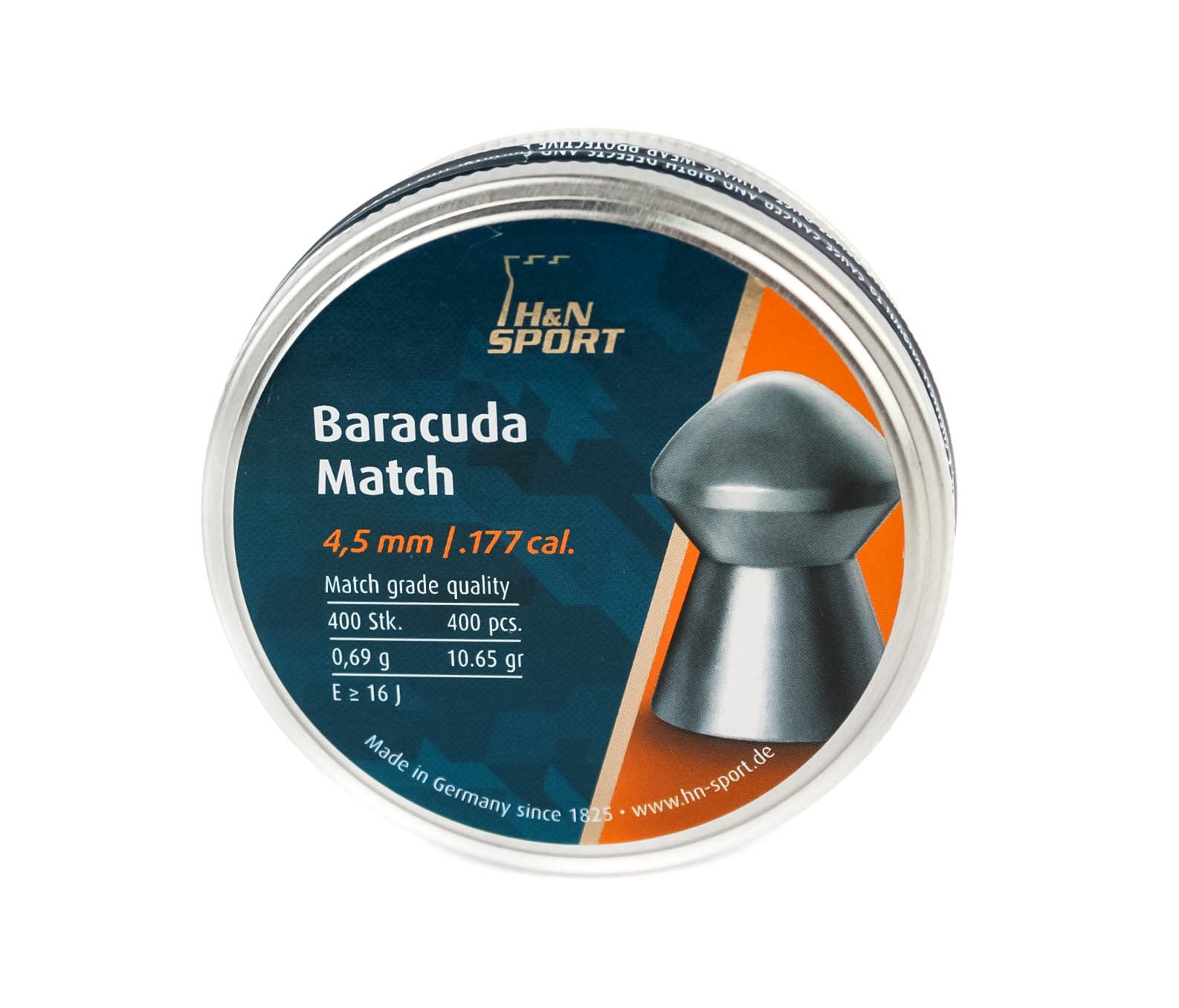 Пульки H&N Baracuda Match 400 шт 4.5 мм - фото 1