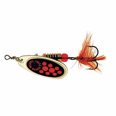 Блесна Mepps Black Fury Mouche №0 Orange/Gold - фото 1