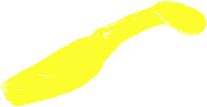 Приманка Manns виброхвост Stalker 7см лимон 1/20 - фото 1