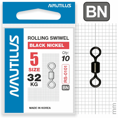 Вертлюг Nautilus Rolling Swivel 0101 №5 32кг - фото 1