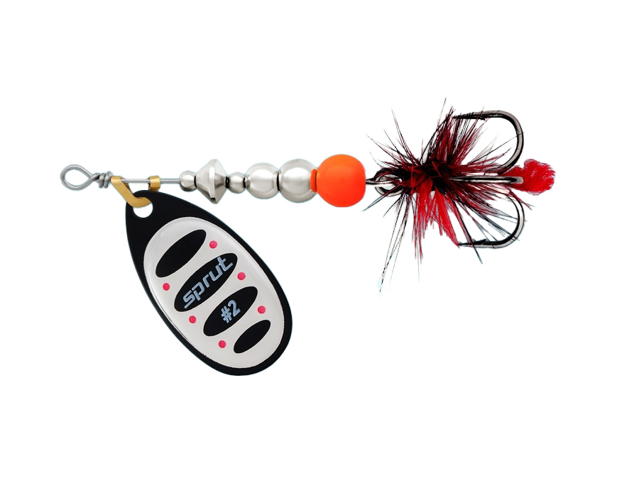 Блесна Sprut Alba Ball System Spinner №2 5,5гр BKS - фото 1