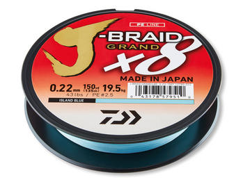 Шнур Daiwa J-Braid Grand X8E 0,24мм 135м IB - фото 1