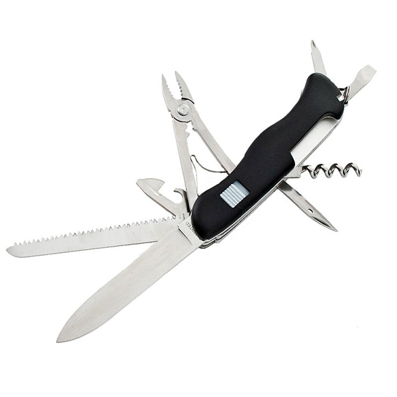 Нож Victorinox Atlas 111мм 16 функций черный - фото 1