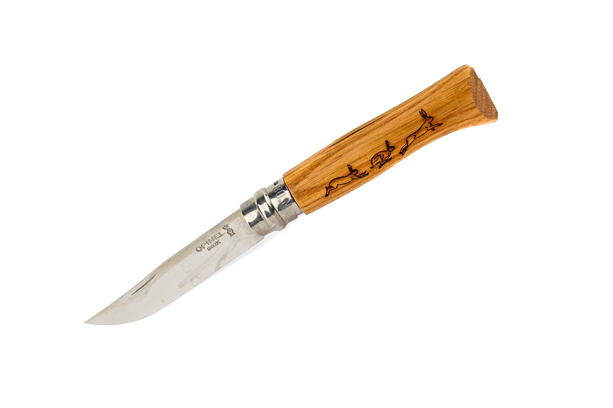 Нож Opinel 8VRI Animalia заяц - фото 1