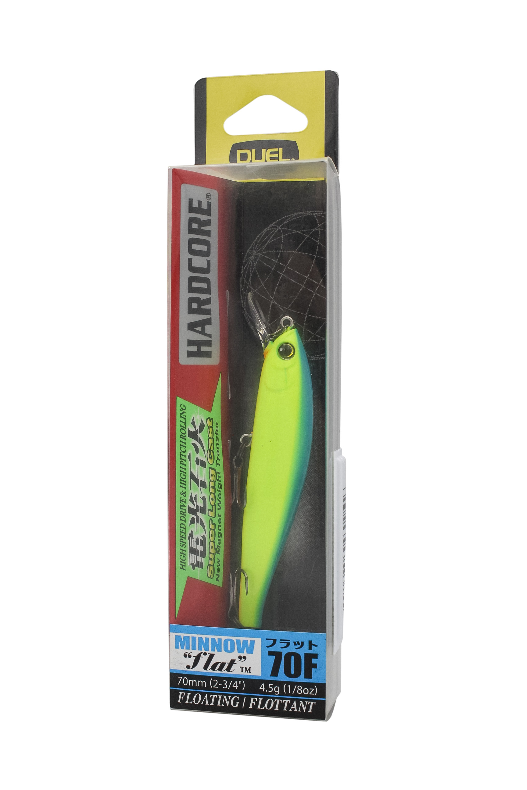Воблер Yo-Zuri Duel hardcore minnow flat 70F F1125 BCL - фото 1