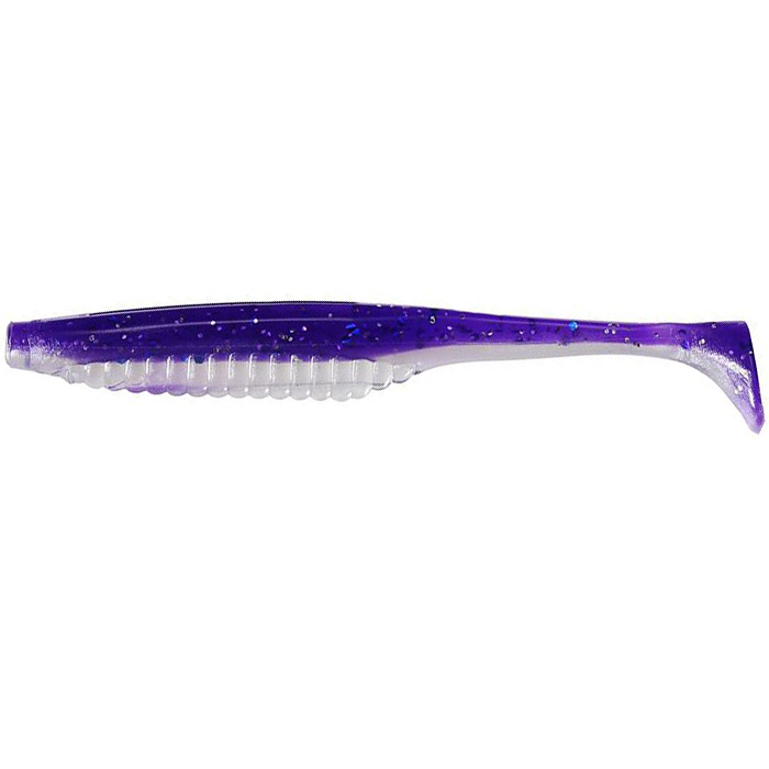 Приманка DUO Realis Versa Shad Elastomer 4" F086 Purple Back Shad - фото 1