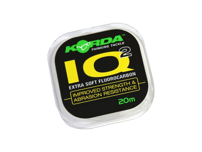 Поводочный материал Korda IQ2 fluoracarbon 20м 0,40мм - фото 1