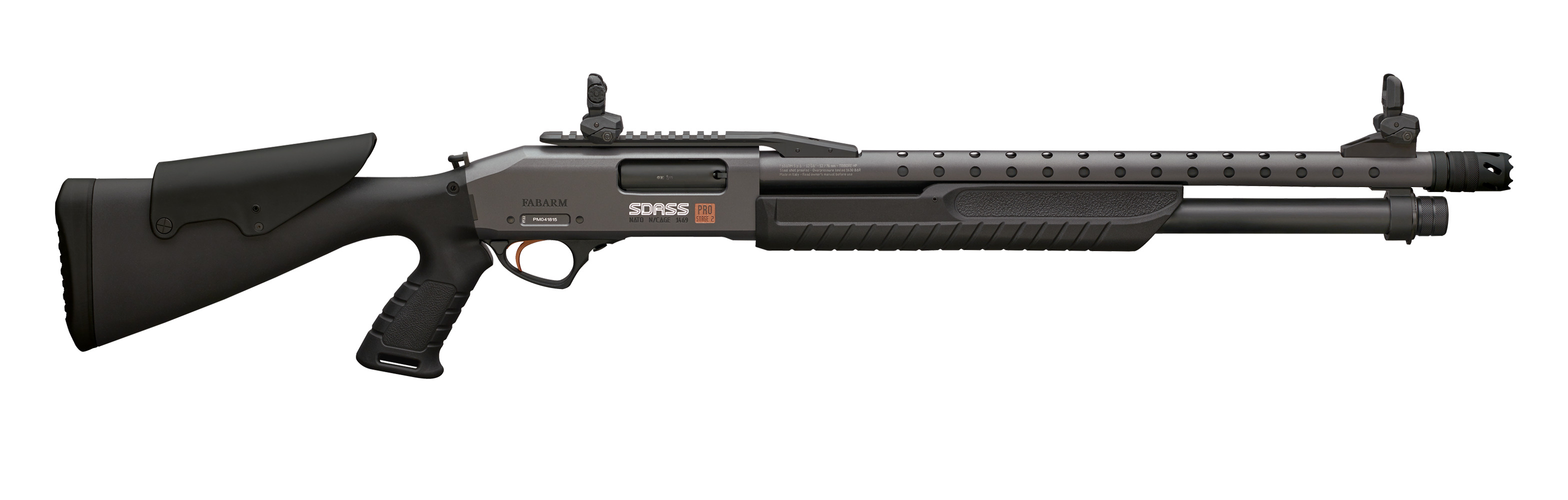 Ружье Fabarm SDASS Pro Forces stage 2 carbon grey 12х76 510мм - фото 1