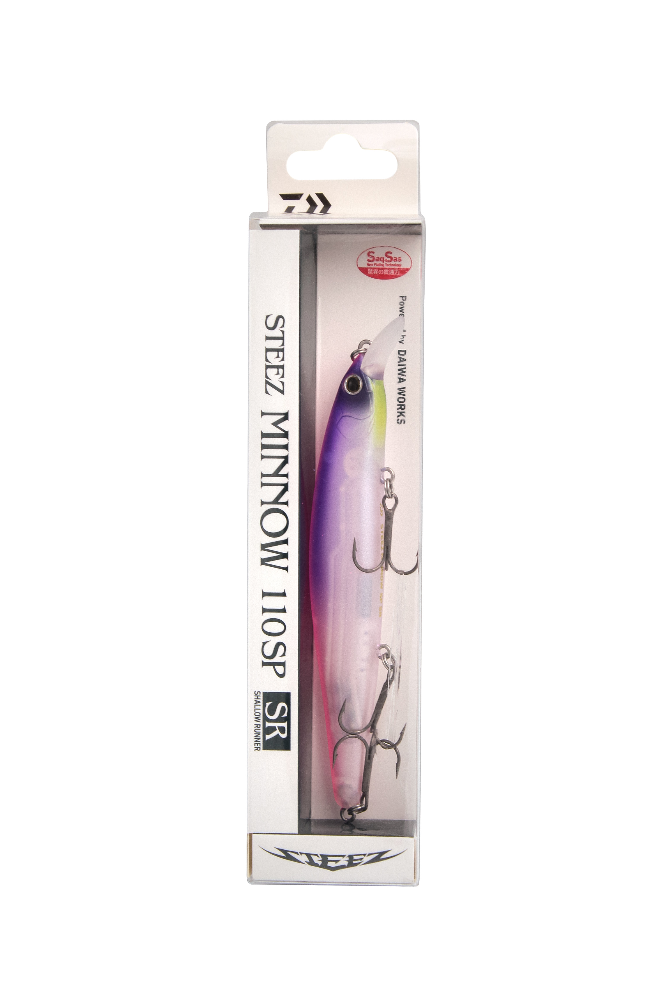 Воблер Daiwa Steez minnow 110SP SR mat pink purple - фото 1