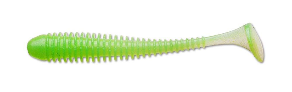 Приманка Keitech виброхвост Swing impact fat 5,8" EA 11 lime chartreuse glow - фото 1