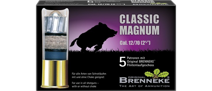 МП Патрон 12х70 Brenneke Classic 31,5 - фото 1