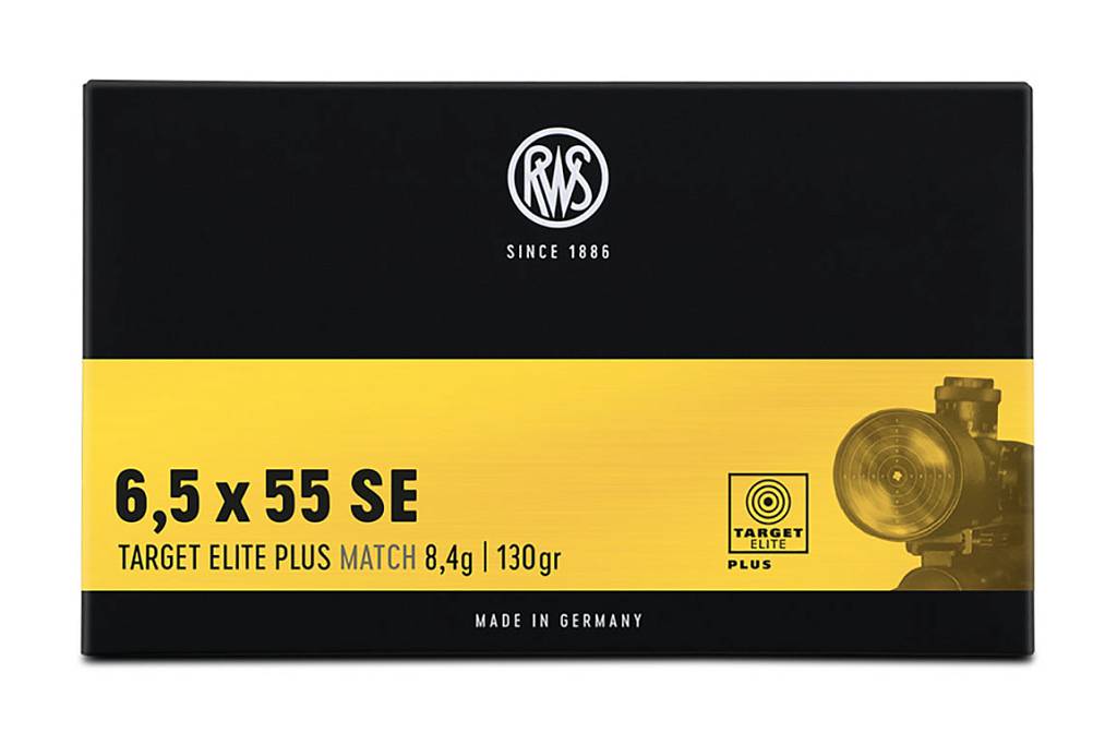 Патрон 6,5х55SE RWS Target Elite Plus Match 8,4 - фото 1