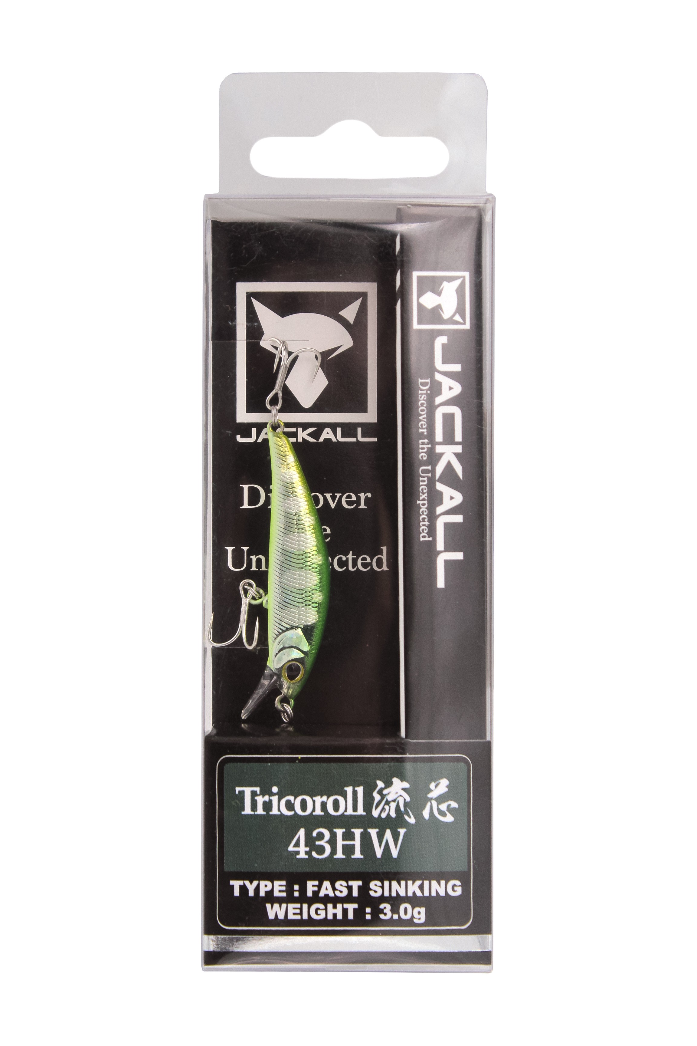 Воблер Jackall Tricoroll Ryushin 43HW flash green back - фото 1