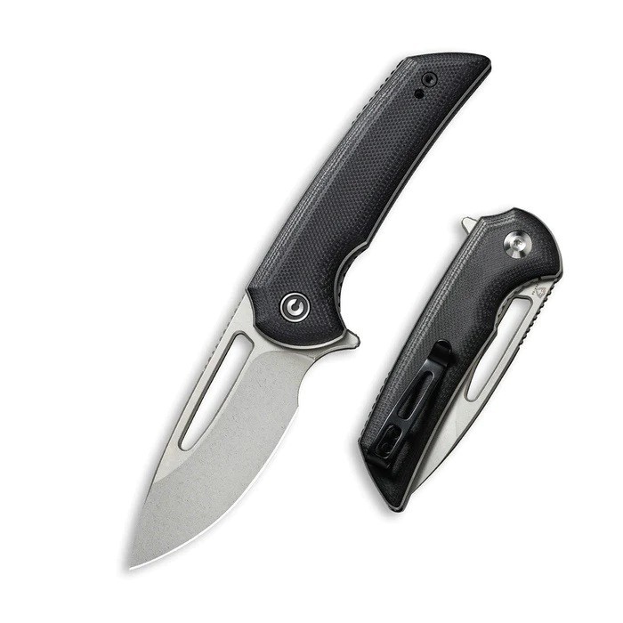 Нож Civivi Odium Flipper Knife G10 Handle (2.65" D2 Blade) black  - фото 1