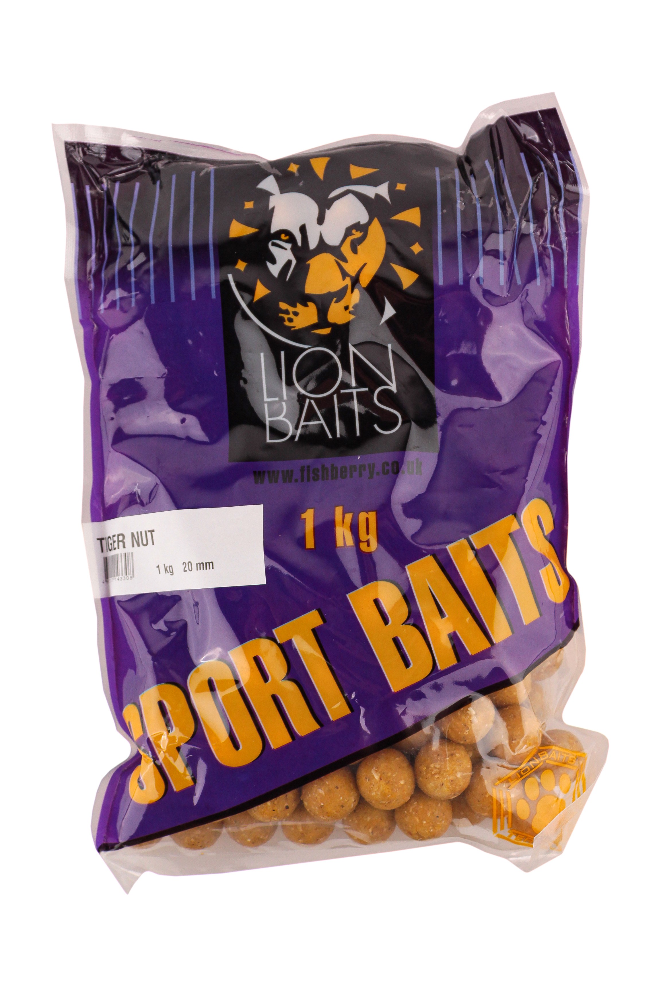 Бойлы Lion Baits Sport tiger nut 20мм 1кг - фото 1