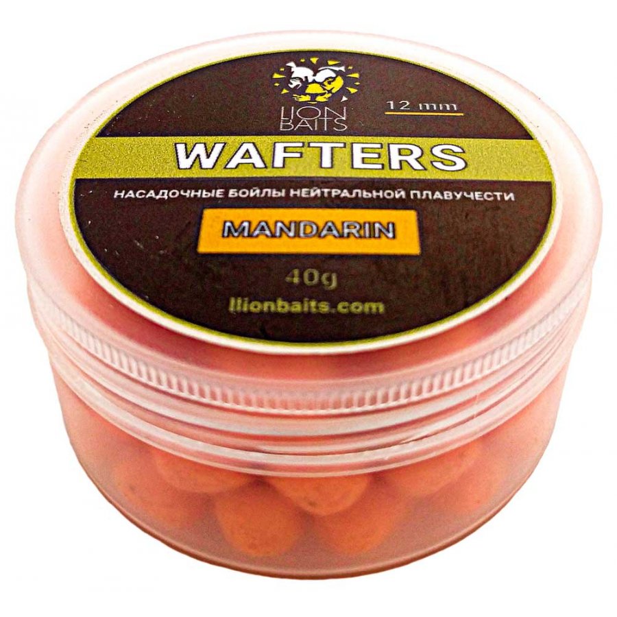 Бойлы Lion Baits Wafters mandarin 12мм - фото 1