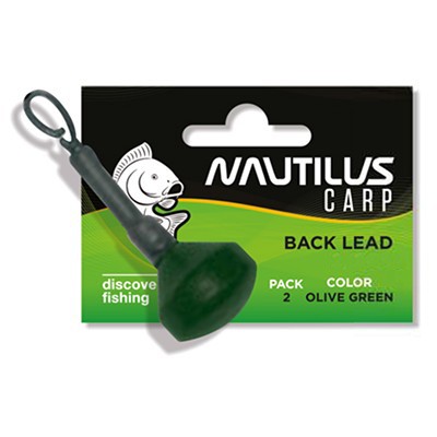 Грузила Nautilus Back lead 1,5oz 43г - фото 1