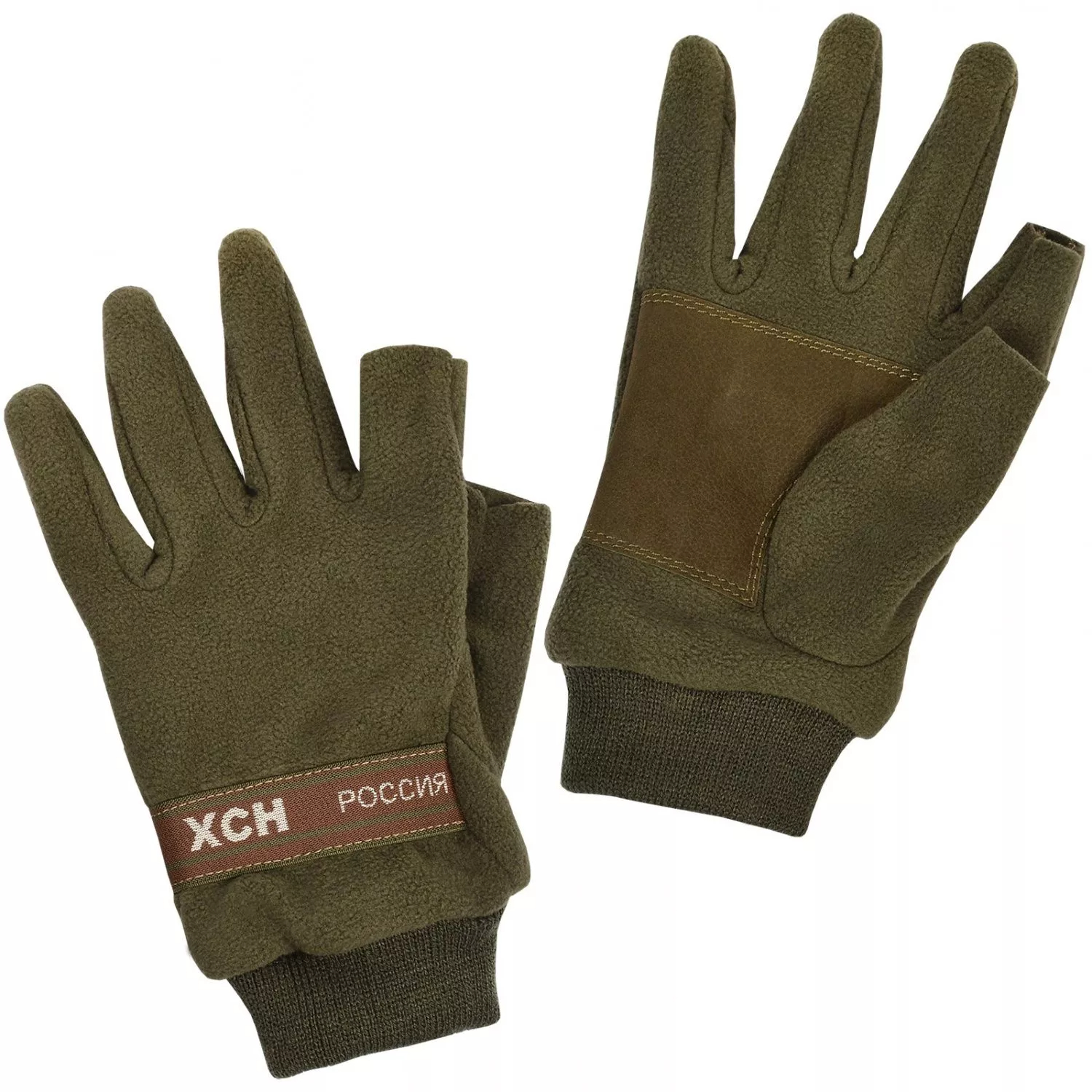Перчатки ХСН Hunter-280 флис хаки - фото 1