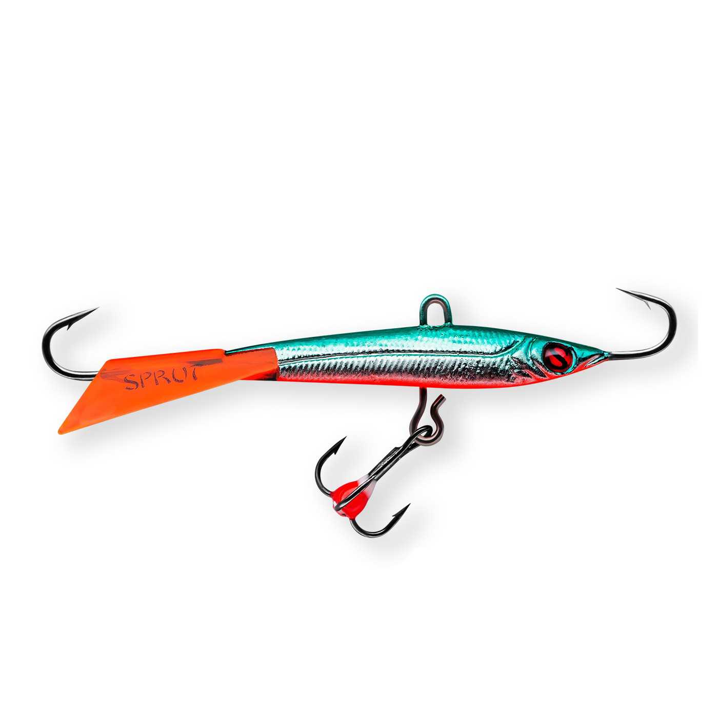 Балансир Sprut Hiko №7 18гр 70мм SSK-EP + доп тройник с фосфорной каплей - фото 1