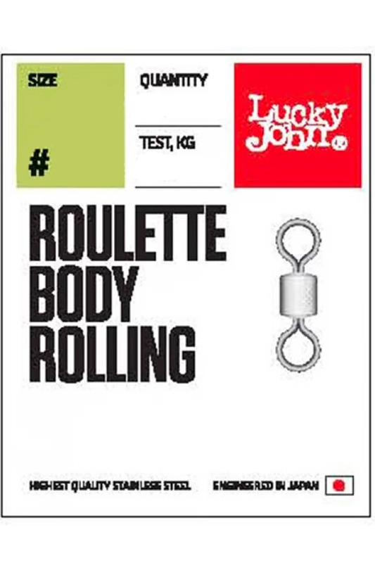 Вертлюг Lucky John Roulette body rolling 001 - фото 1