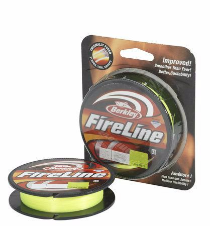 Шнур Berkley Fireline 110м 0,20мм Flame Green - фото 1