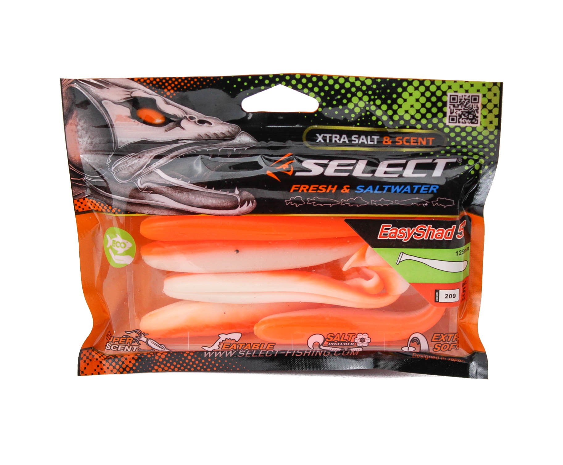 Приманка Select Easy Shad 5" цв. 209 уп 5шт - фото 1