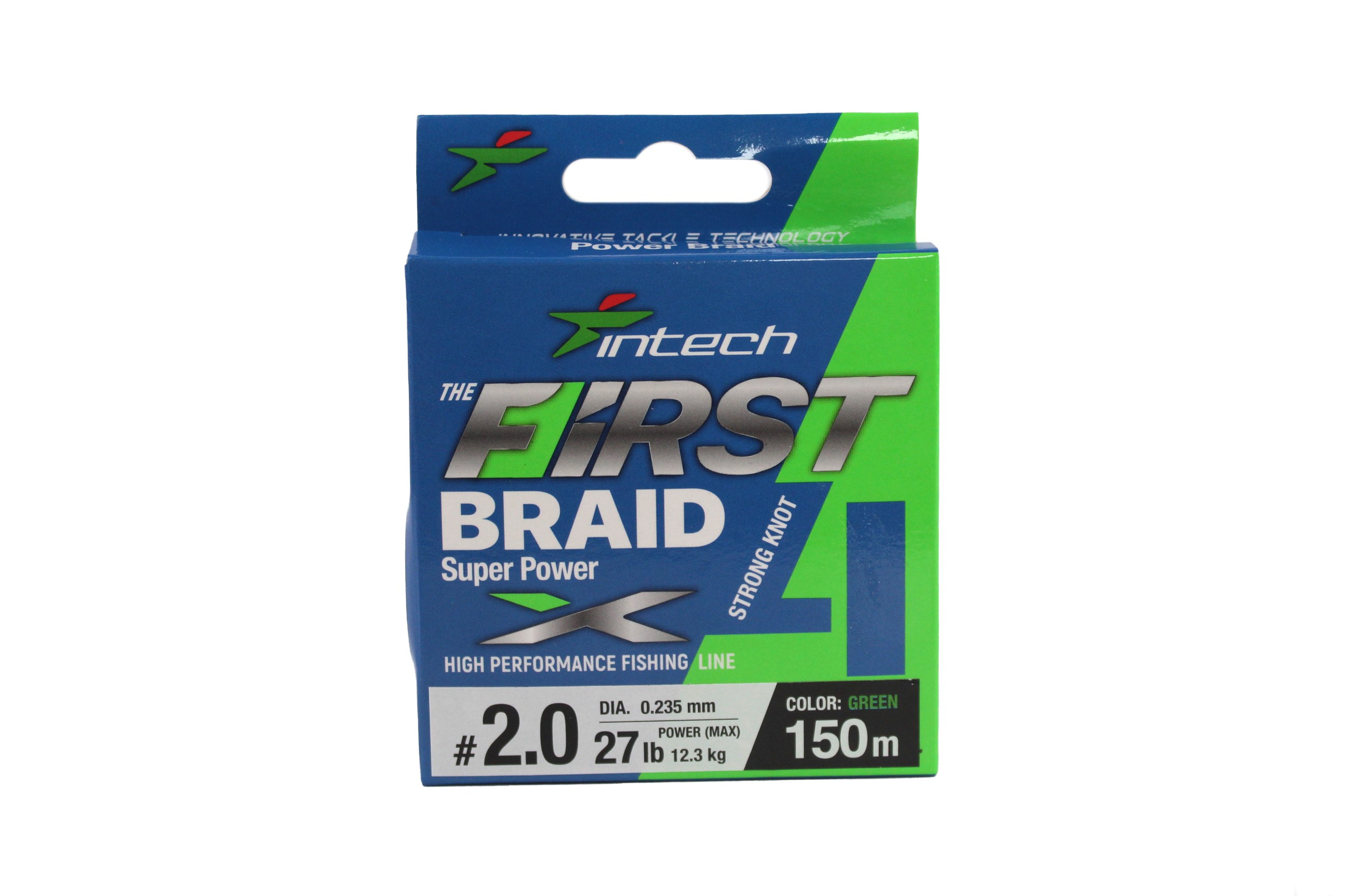 Шнур Intech First Braid X4 150м 2,0/0,235мм green