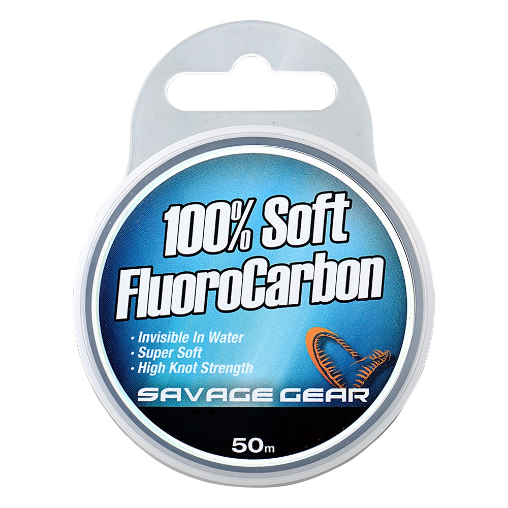Леска Savage Gear Soft fluoro carbon 20м 0.74мм 63lbs 28.7кг - фото 1