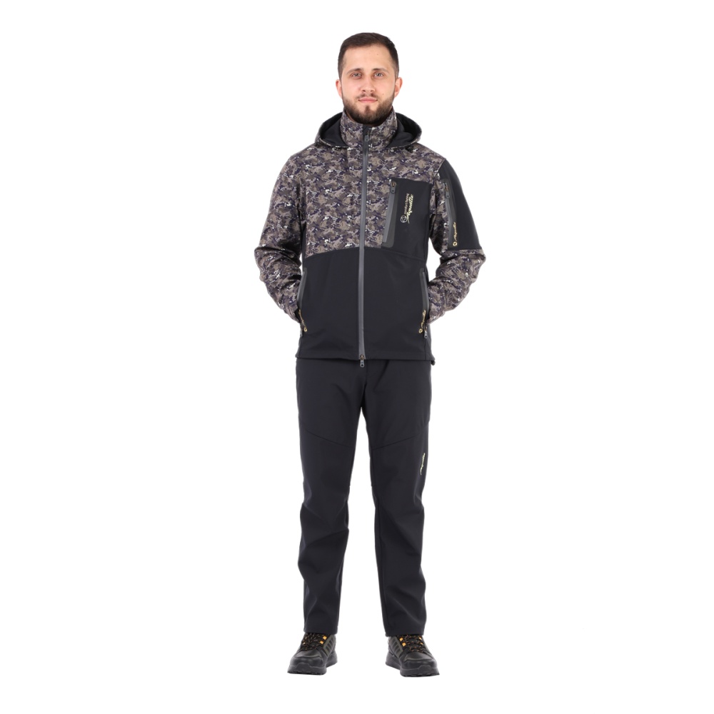 Костюм Aquatic К-25ТС темно-синий/камуфляж - фото 1