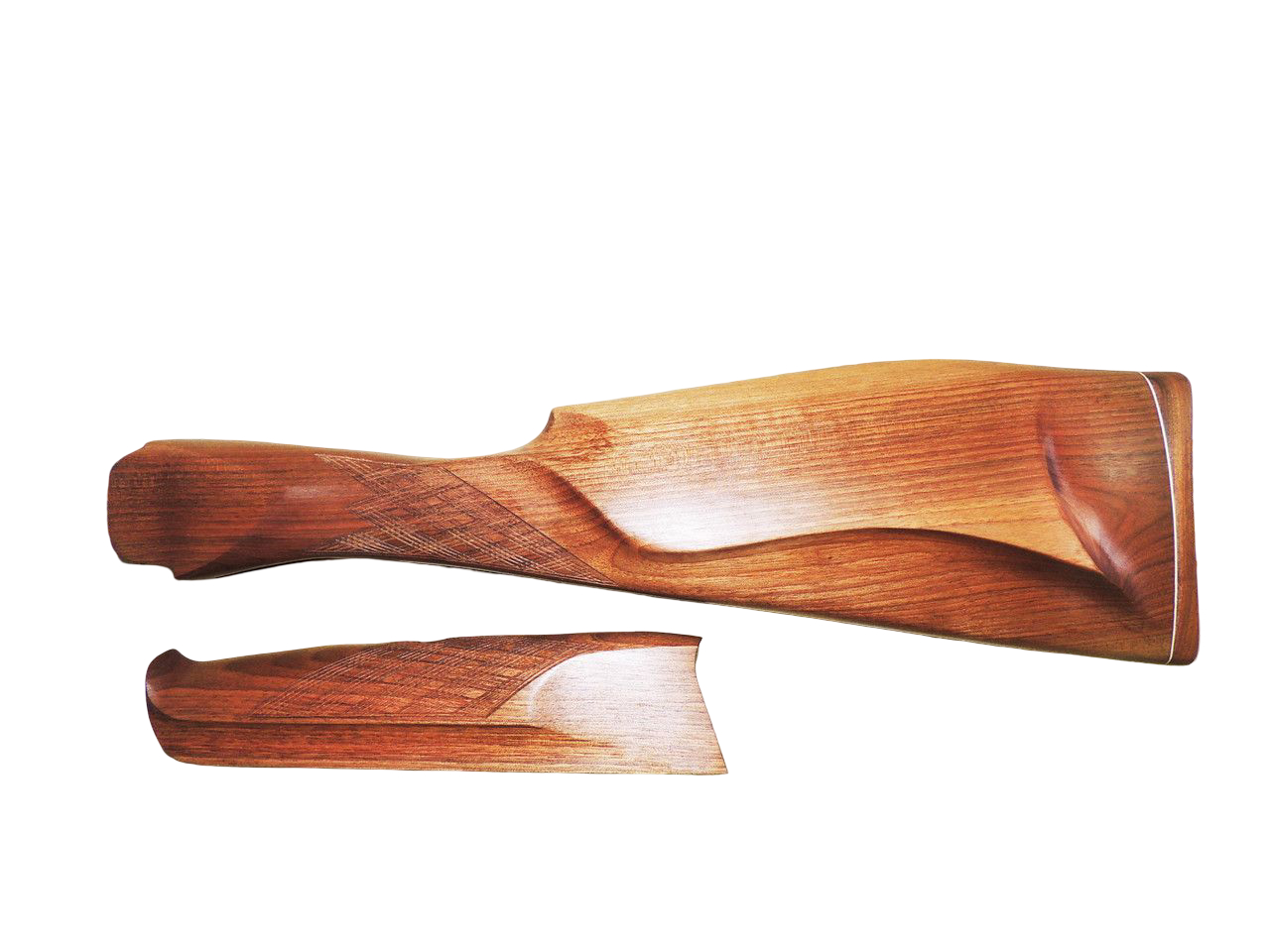 Приклад+цевье Левша ИЖ-27 Английская ложа МК стар.образца люкс орех - фото 1