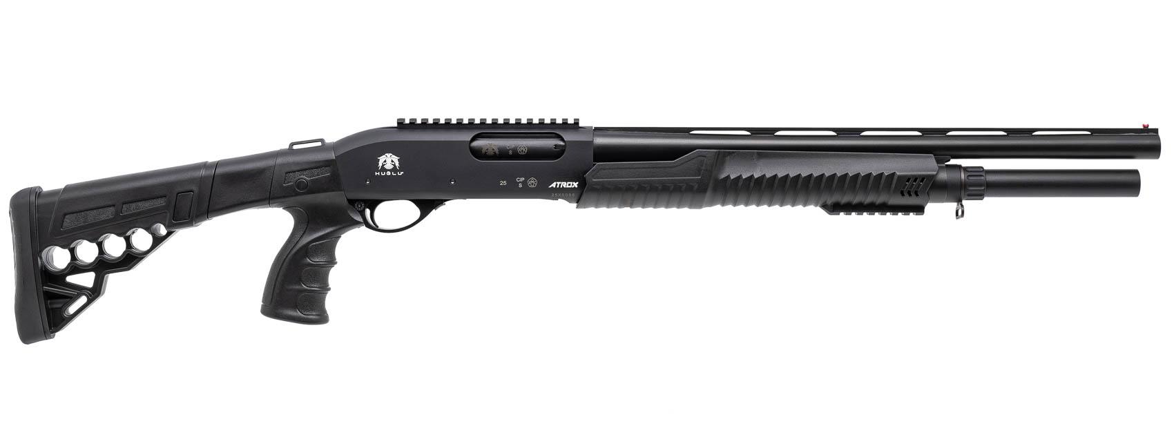 МП Ружье 12x76 Huglu ATROX A STANDARD III TELESCOPIC 7+1 мушка Weaver 510мм 5см. - фото 1