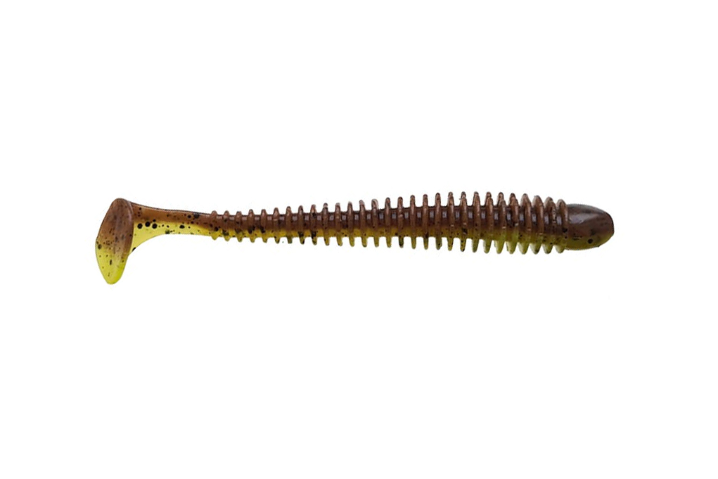 Приманка Crazy Fish Vibro worm 4'' 75-100-4d-6  - фото 1
