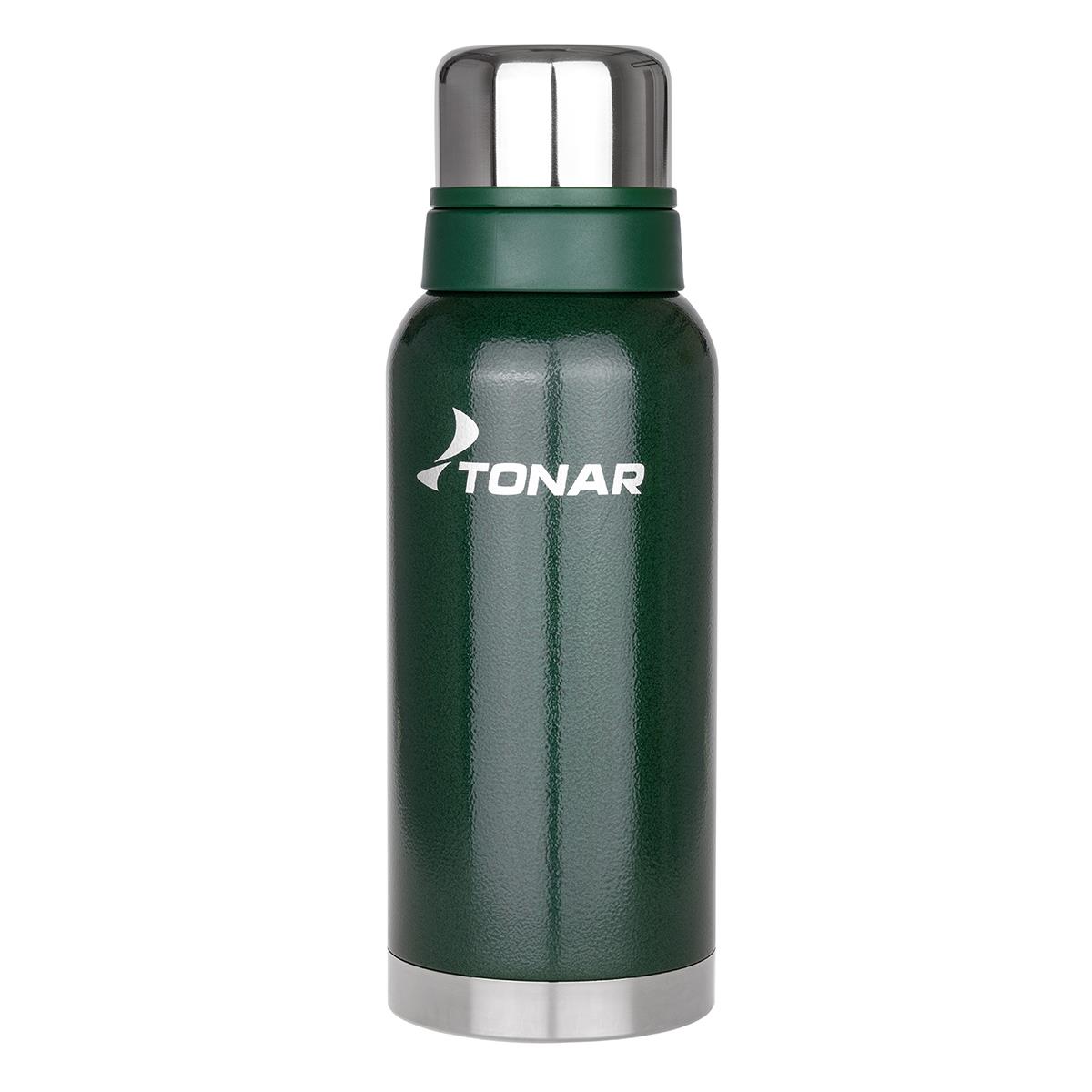 МП Термос (HS.TM-057-G) 1000ML с ситечком зеленый (2 крышки-кружки) TONAR - фото 1