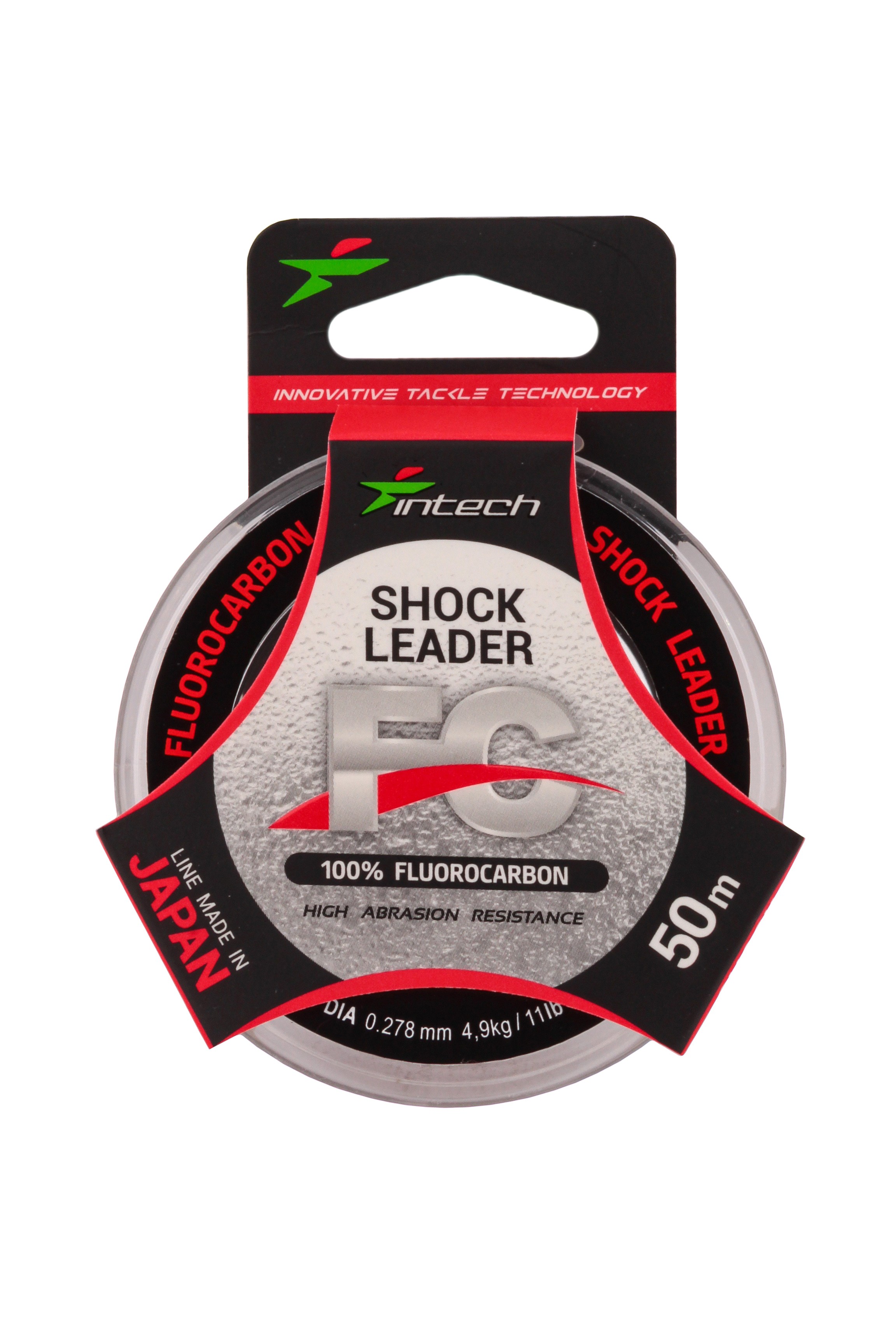 Леска Intech FC Shock Leader 50м 0.278мм 4.9кг 11lb - фото 1