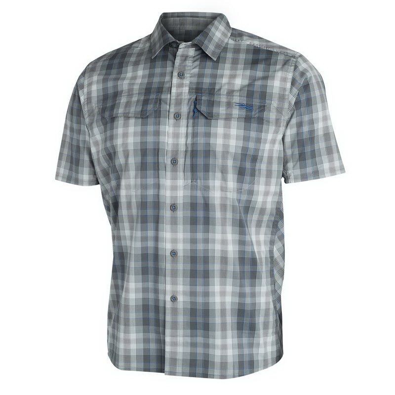 Рубашка Sitka Globetrotter Shirt SS Shadow Plaid  - фото 1