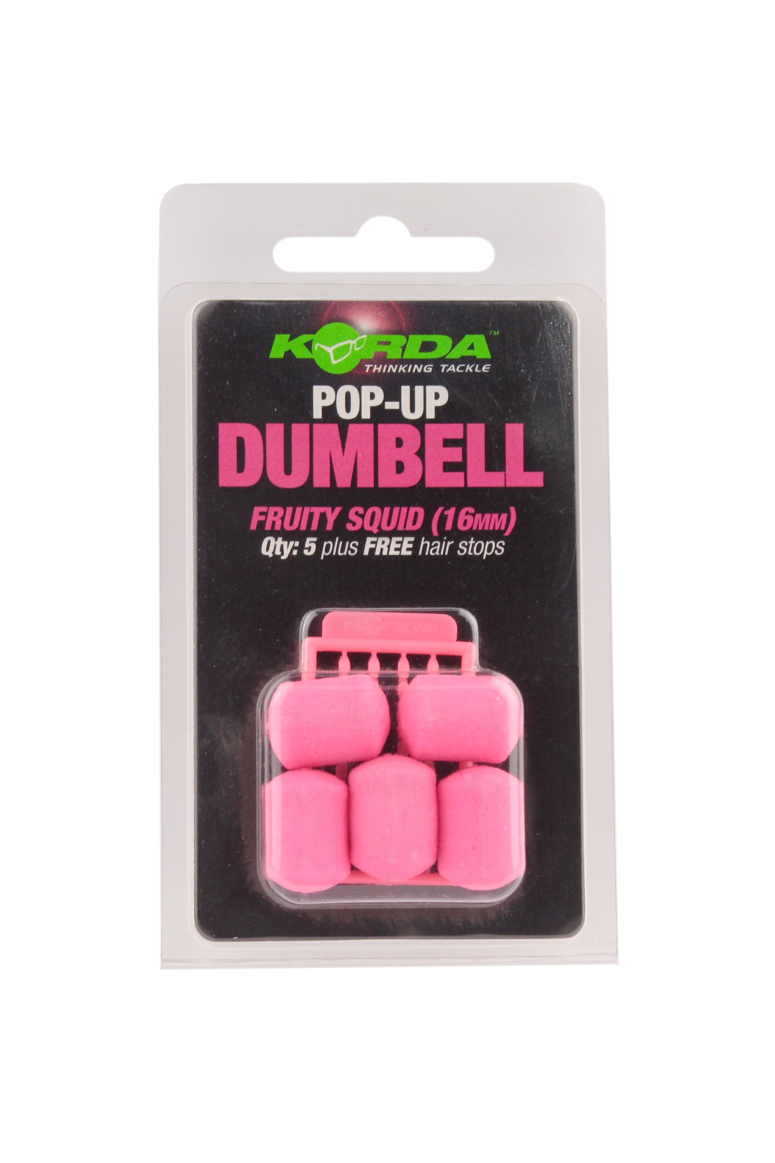 Приманка Korda Dumbell fruity squid pop-up 16мм - фото 1