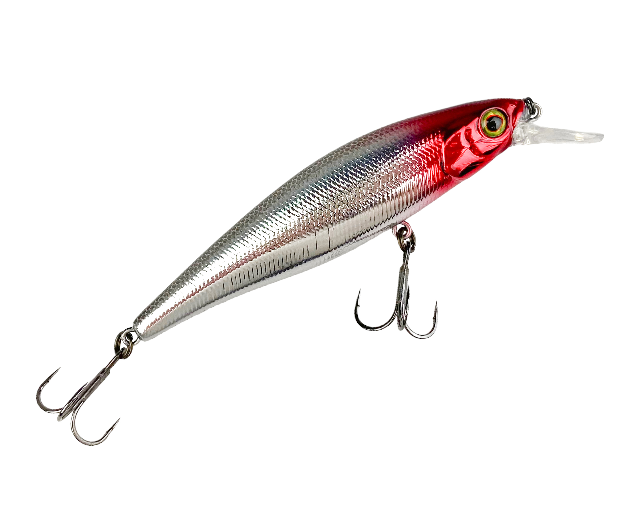 Воблер Jackall Squad Minnow 95 hl silver red head - фото 1