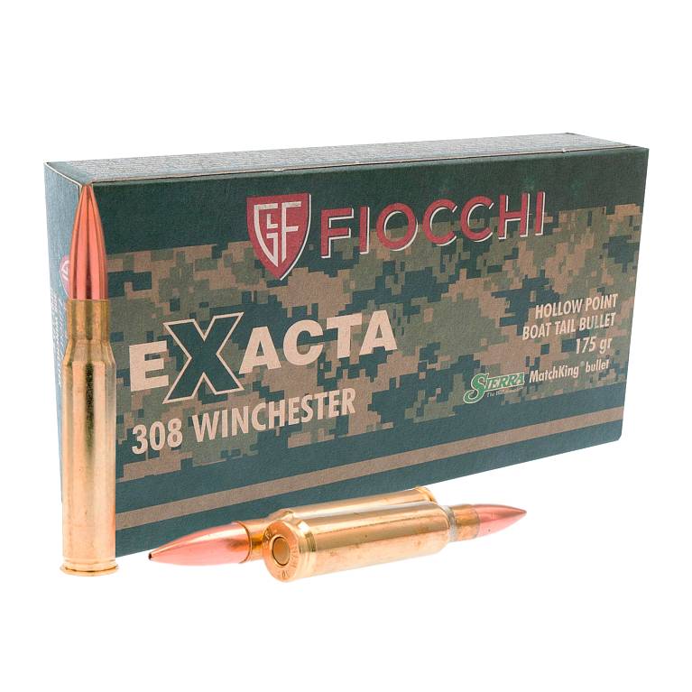 Патрон 308Win Fiocchi Exacta HPBT 11,34  - фото 1