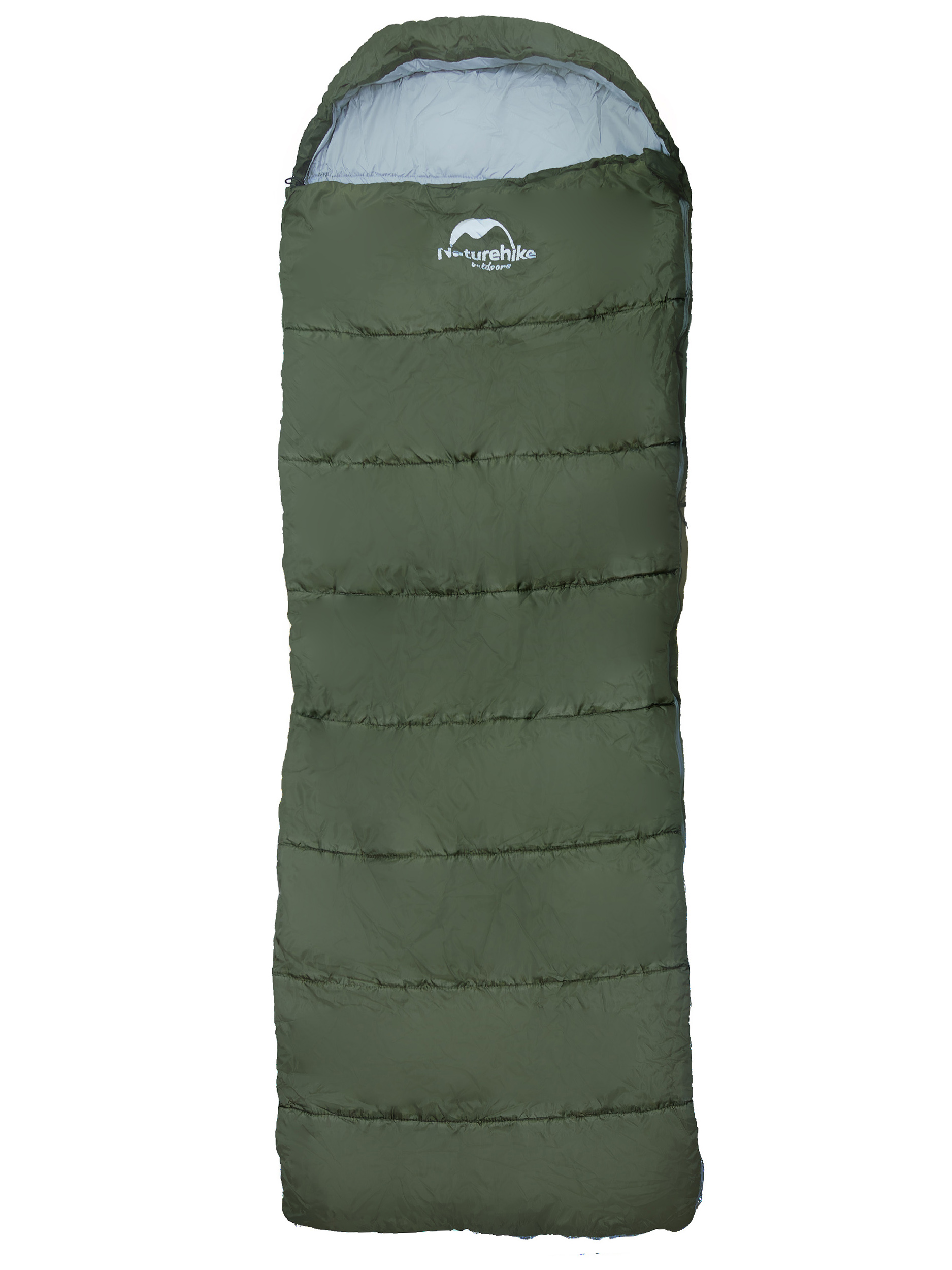 Спальник Naturehike U Series envelope army green U250 левый - фото 1