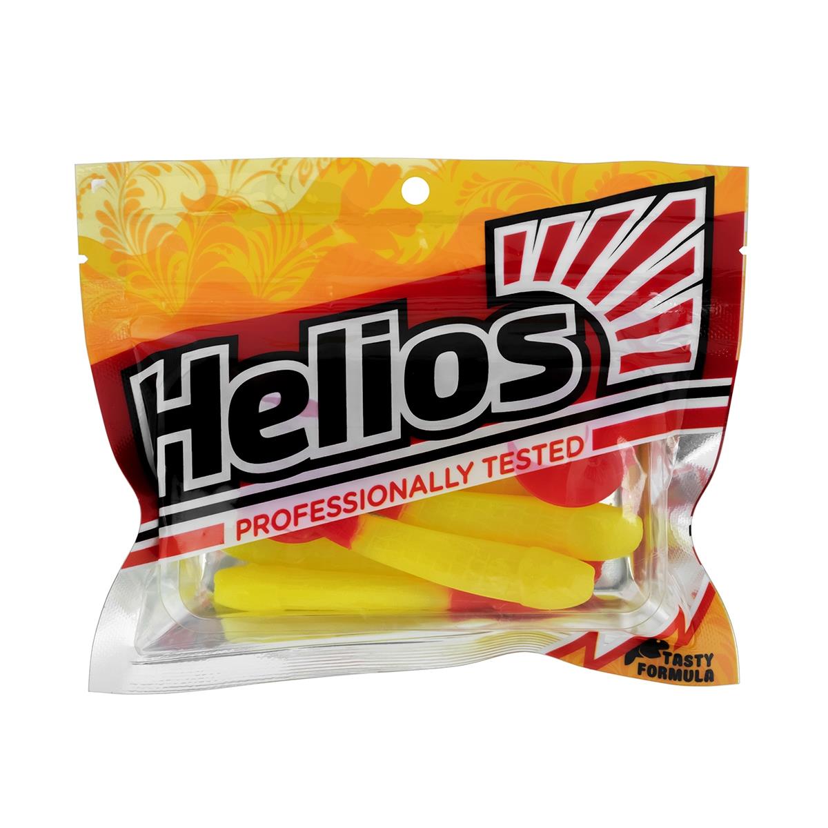 МП Твистер Long Hybrid 3,55"/9,0 см Yellow RT 7шт. (HS-15-038) Helios (0) - фото 1