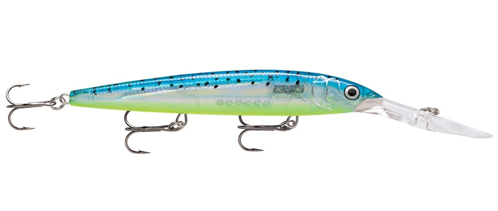 Воблер Rapala Downdeep Husky Jerk 14 GBM 4,4-5,5м 14см 23гр - фото 1