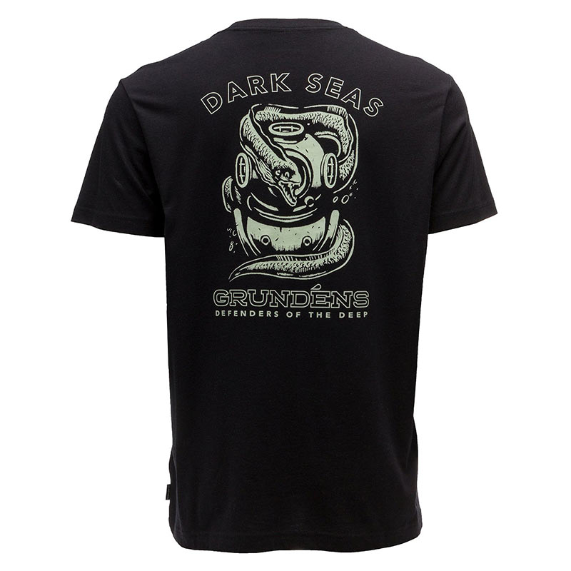 Футболка Grundens Dark Seas X Grundens Luminate SS T-Shirt Black - фото 1