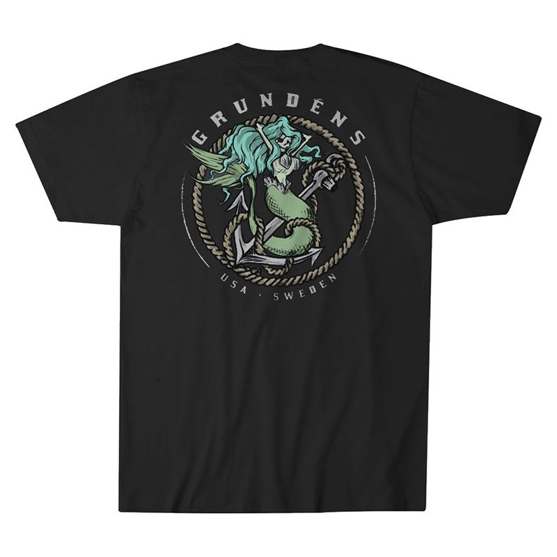 Футболка Grundens Mermaid SS T-Shirt Black - фото 1