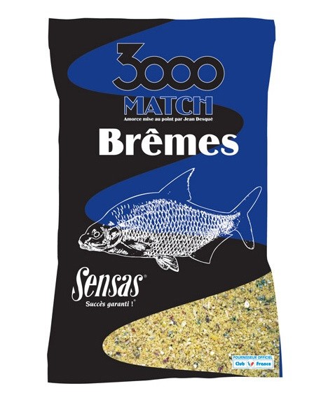 Прикормка Sensas 3000 2кг Match bremes  - фото 1