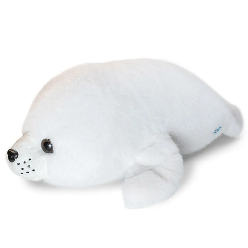 Игрушка Mimis Нерпа белая с вышивкой 60см  - фото 1