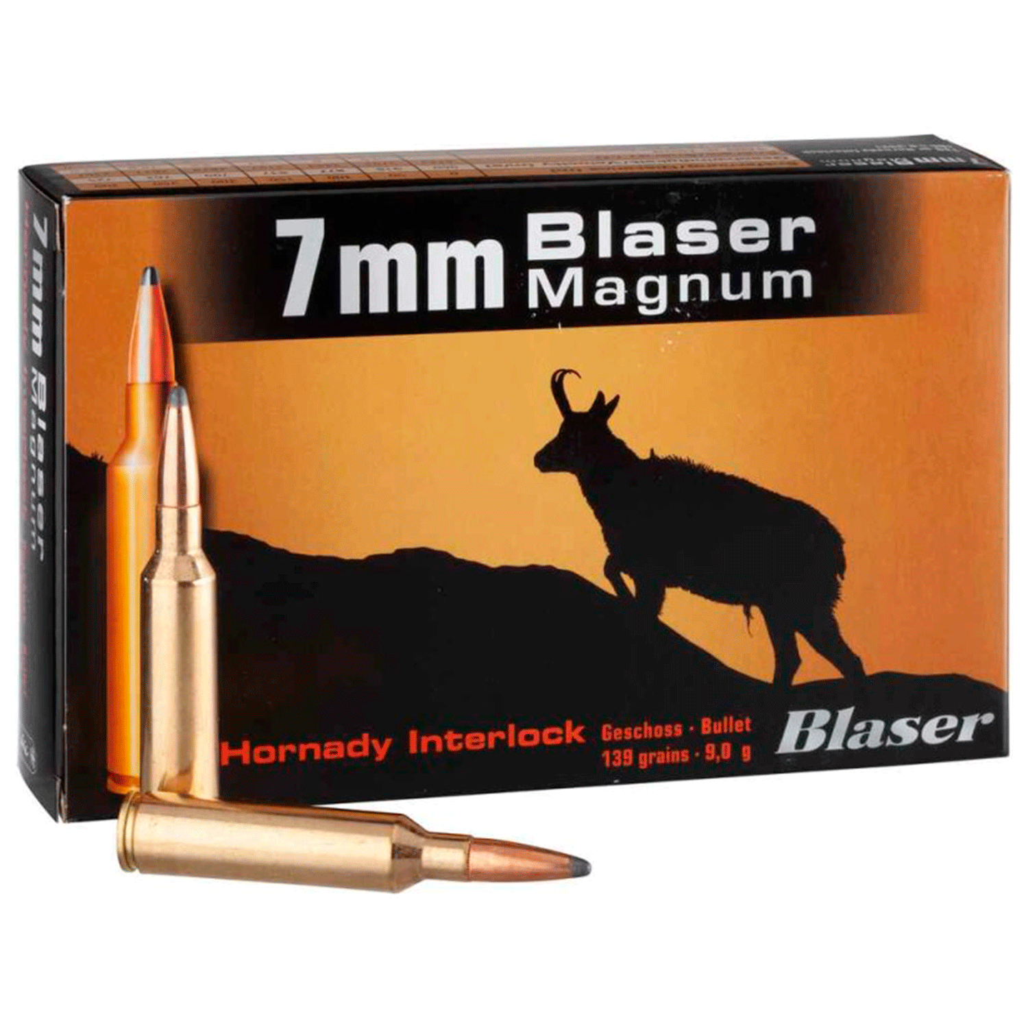 Патрон 7мм Blaser Mag Norma Hornady Interlock 9,0 гр - фото 1