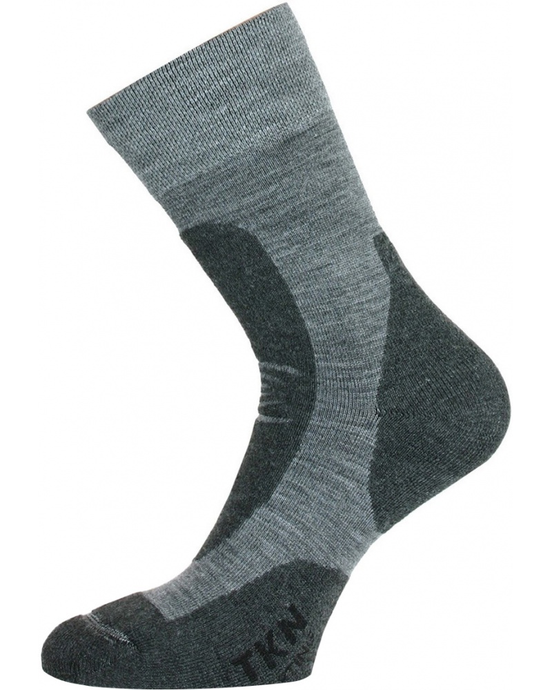 Носки Lasting TKN 800 polypropylene+nylon серо-зеленый с черной встав   - фото 1