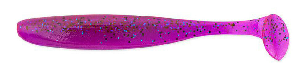 Приманка Keitech Easy Shiner 3,5"  Chameleon / Black & Blue FLK - фото 1