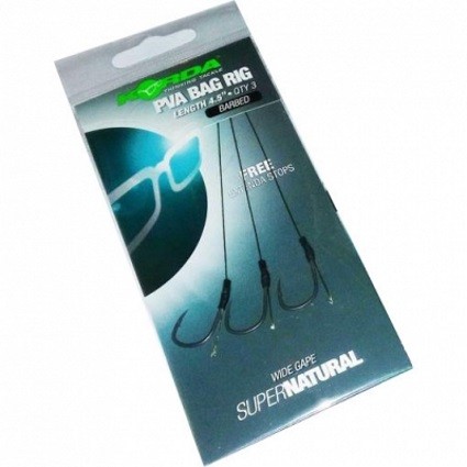 Оснастка Korda PVA bag rig-8 wide gape 18lb - фото 1