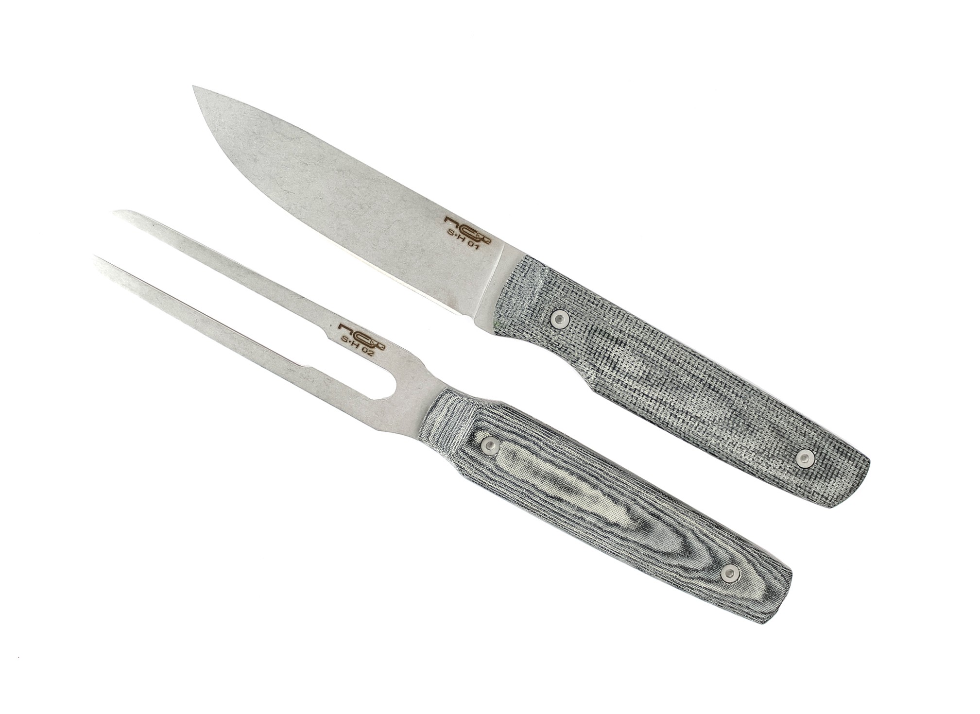Набор NC Custom нож+вилка S-H 01 микарта